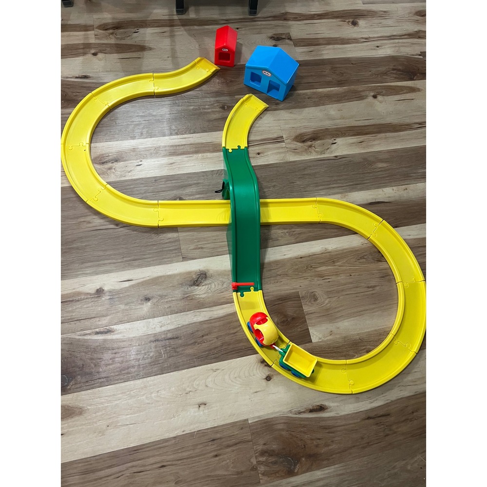 Little Tikes Toddle Tots Car Track Railway Playset Vintage Bridge Houses